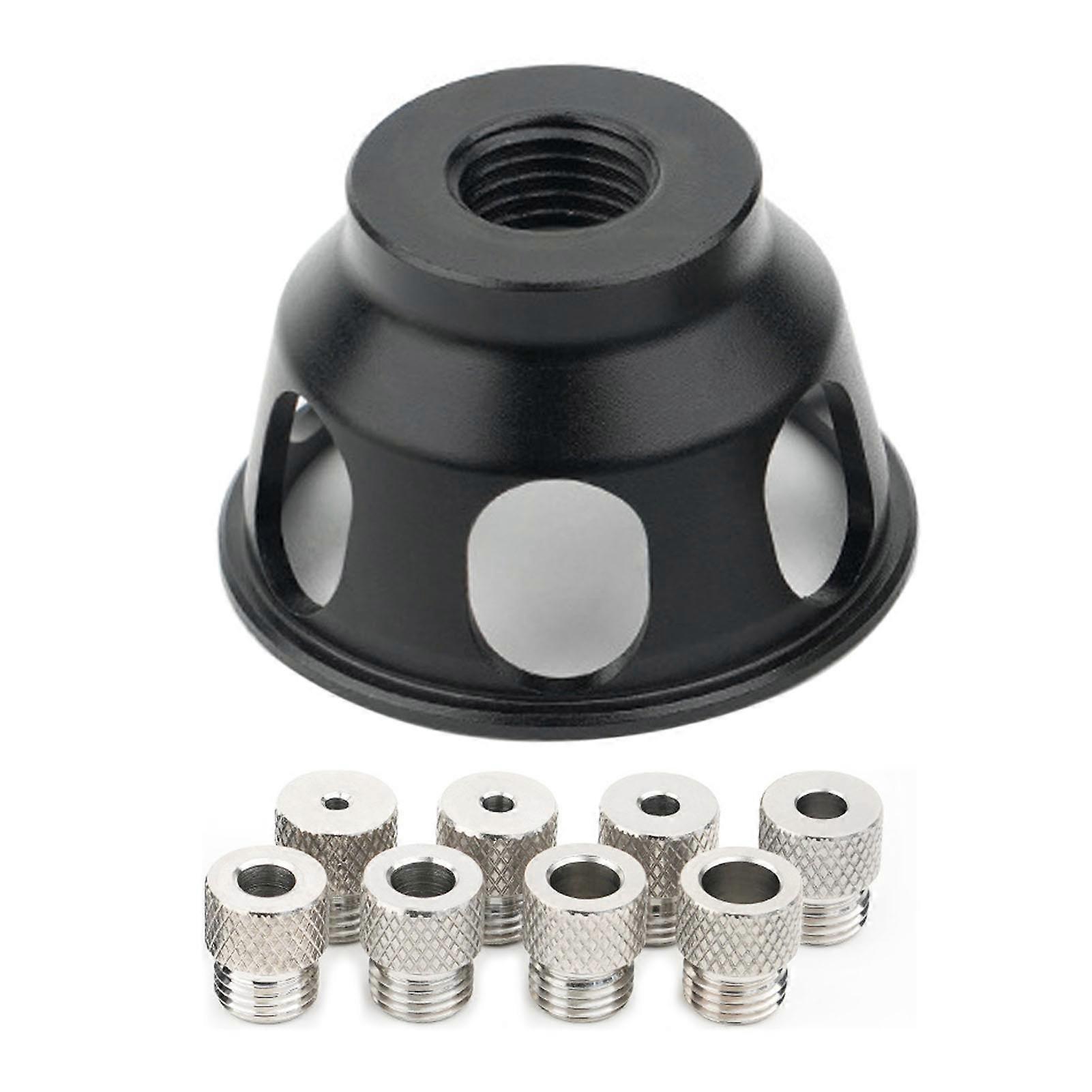 Vertical Hole Punch Locator Aluminum Alloy 3 to 10mm Drill Bit Jig Vertical Drilling Fixture