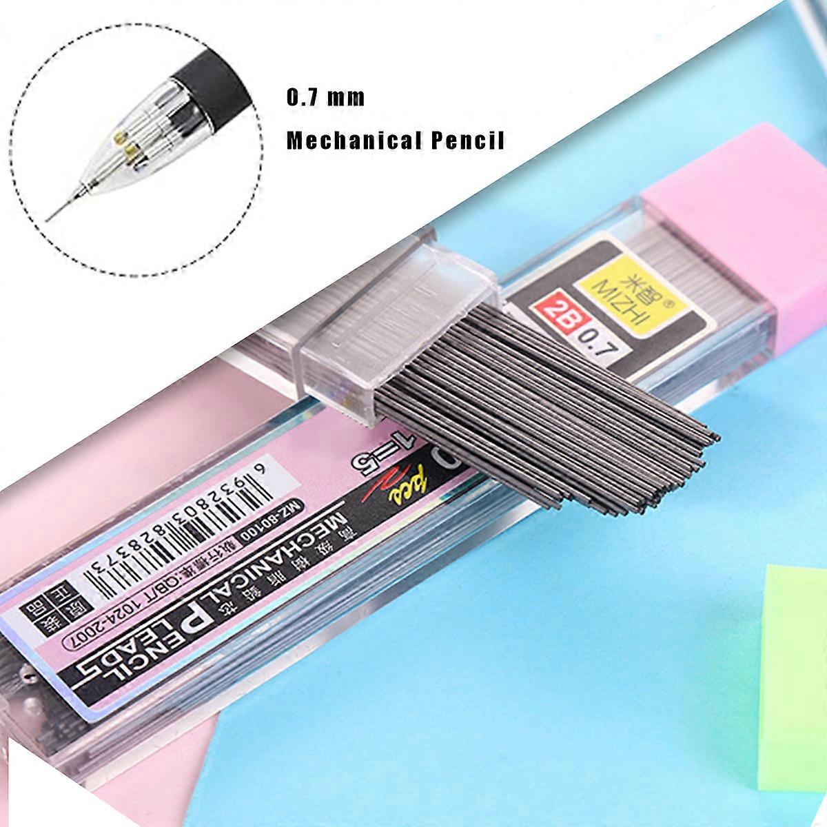 Resin activity lead student large capacity activity lead pen replacement core is not easy to break 24pcs