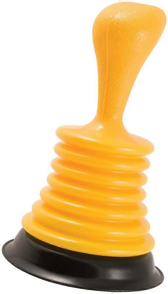 Compact Sink Plunger, Ergonomic Handle For Powerful Home Sink Cleaning, Minimal Effort Required Due To Innovative Bellows Design, Universal Fit,