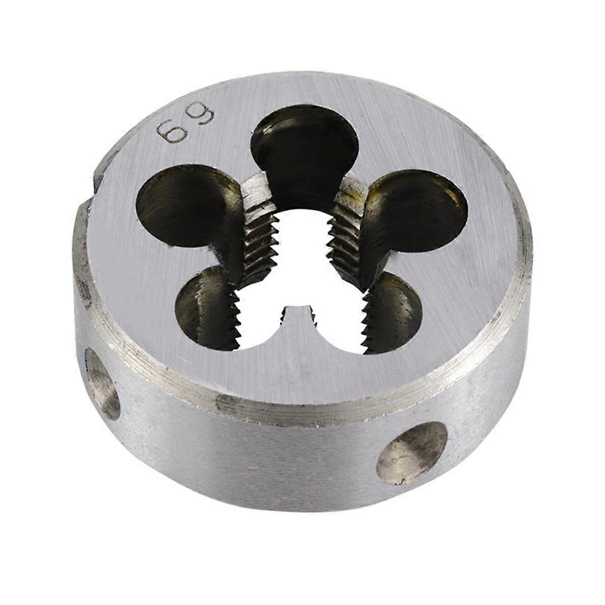 External Threads Processing Die, Precision Round Design Durable for General Purpose Threading, High Quality Alloy Steel Threading Die for Manual