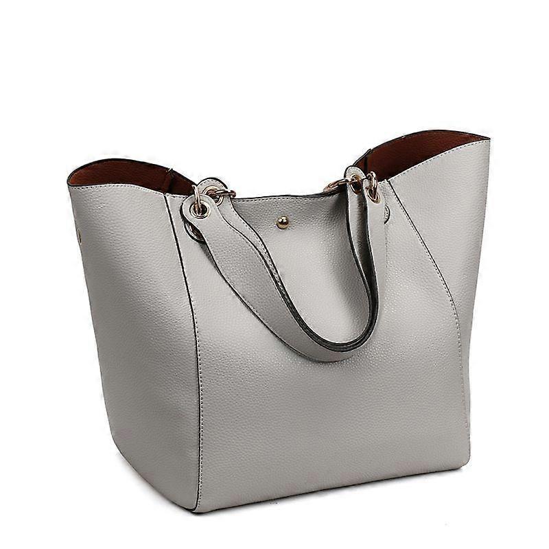 女性用トートバッグ、大容量タッセルハンドバッグ、大容量防水モダンハンドバッグ、ワークスクールレジャー用インナーポケット付き-6