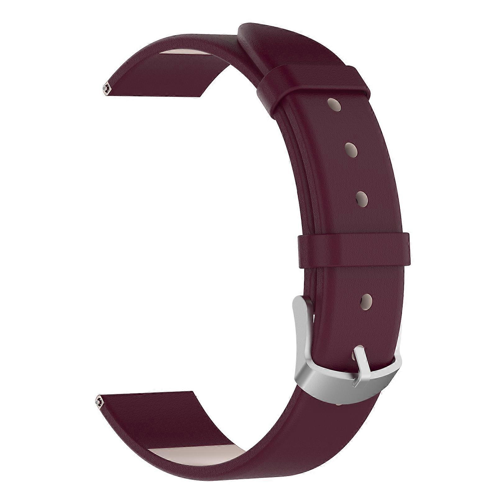 Lightweight Watch Strap Elegant Lovely Watch Strap Style Leather Watch Attachment Suitable for Girls Smartwatches wine red