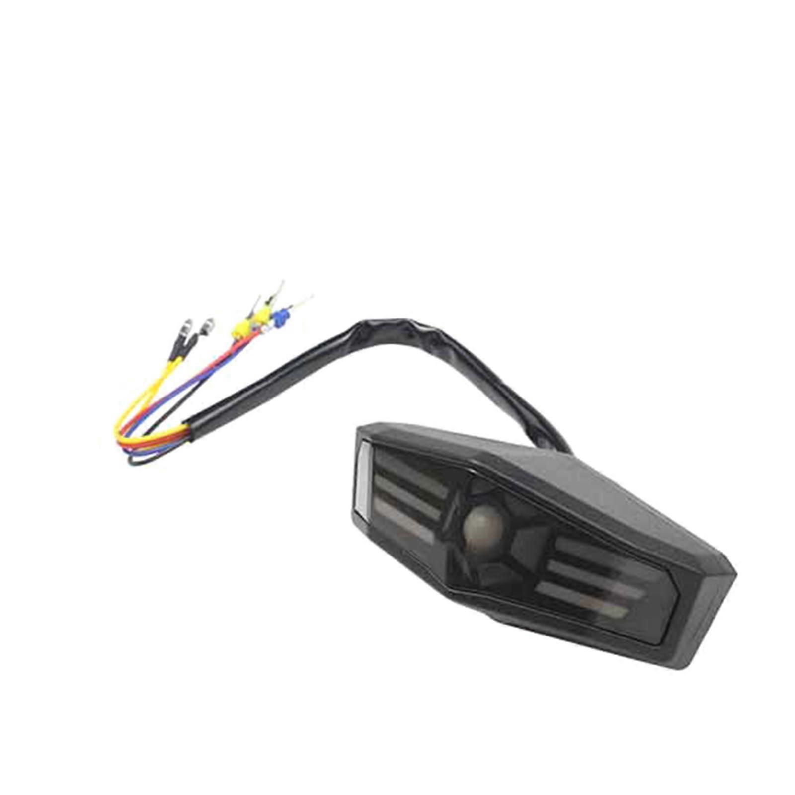 Upgrades Motorcycle LED Rear Light set with Integrated Turn & License Plate Feature Motorcycle LED Tail Light Assembly