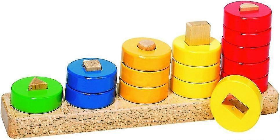 Learn To Count With Wooden Rings, Mixed