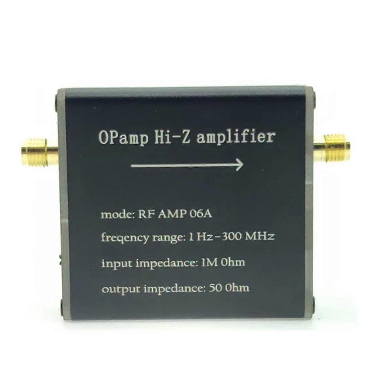 RF AMP 06A 1Hz-300MHZ 50 Ohm High Impedance Amplifier is Suitable for Donut Antenna Impedance Conver