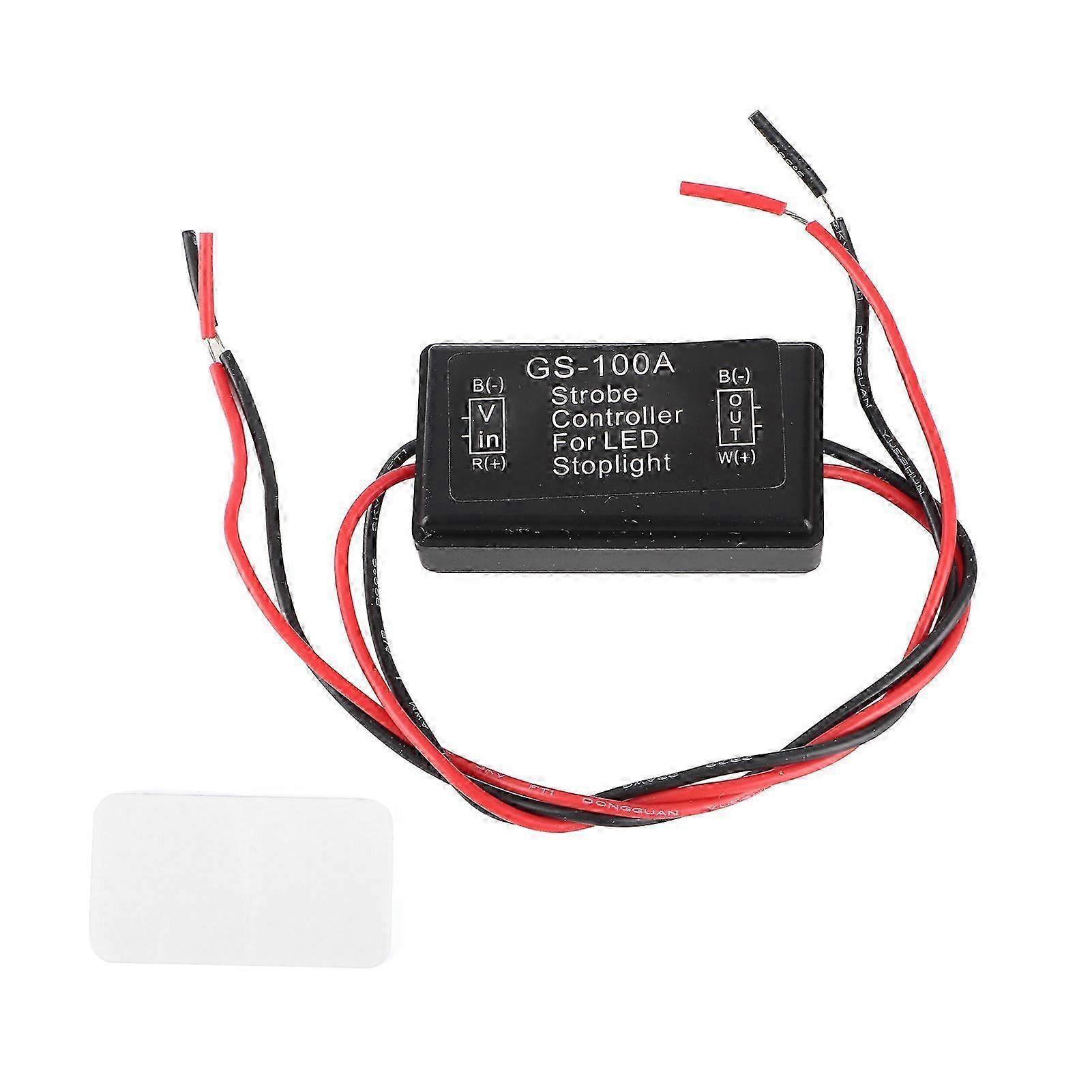 Flash Strobe Controller LED Brake Car Accessory with IP65 Protection for Motor Vehicles