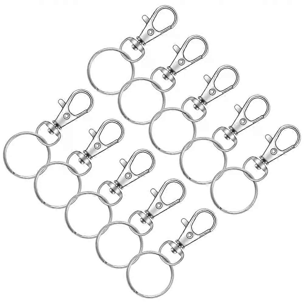 Lead-Free Environmental Friendly Swivel Snap Hooks For Lanyards Webbing Strap, Anti-Rust 360 Degree Flexibility Lobster Claw Clasps For Jewelry Art