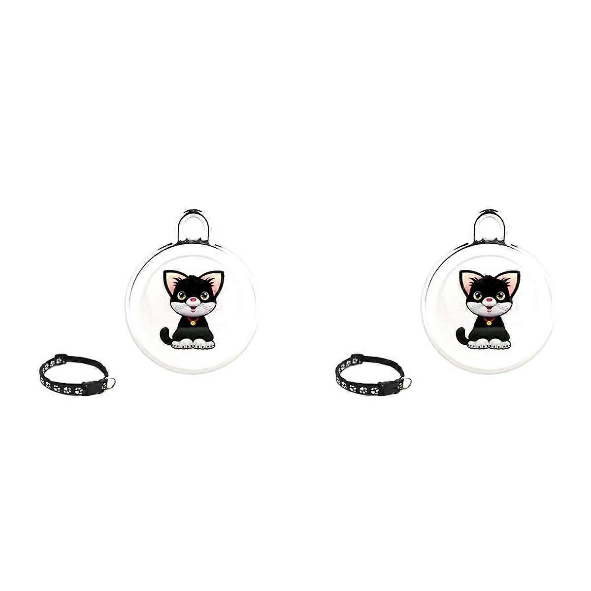 2X Pet Anti Lost GPS Tracker Bluetooth Smart Wearable Waterproof Locator Real-Time Tracking Collar
