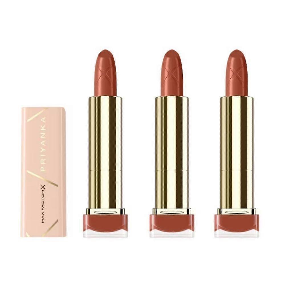 3 x Max Factor Colour Elixir Rouge à lèvres Priyanka - 027 Golden Dust