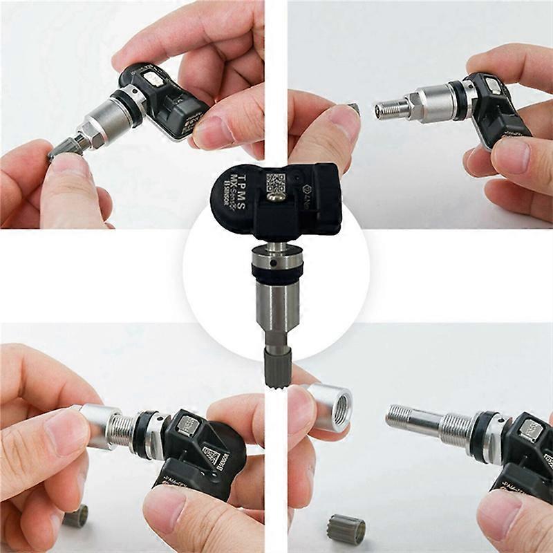 Programming TPMS Sensor 315/433MHZ Universal 2 in 1 Mx-Sensor Tire Pressure Monitor System Repair To