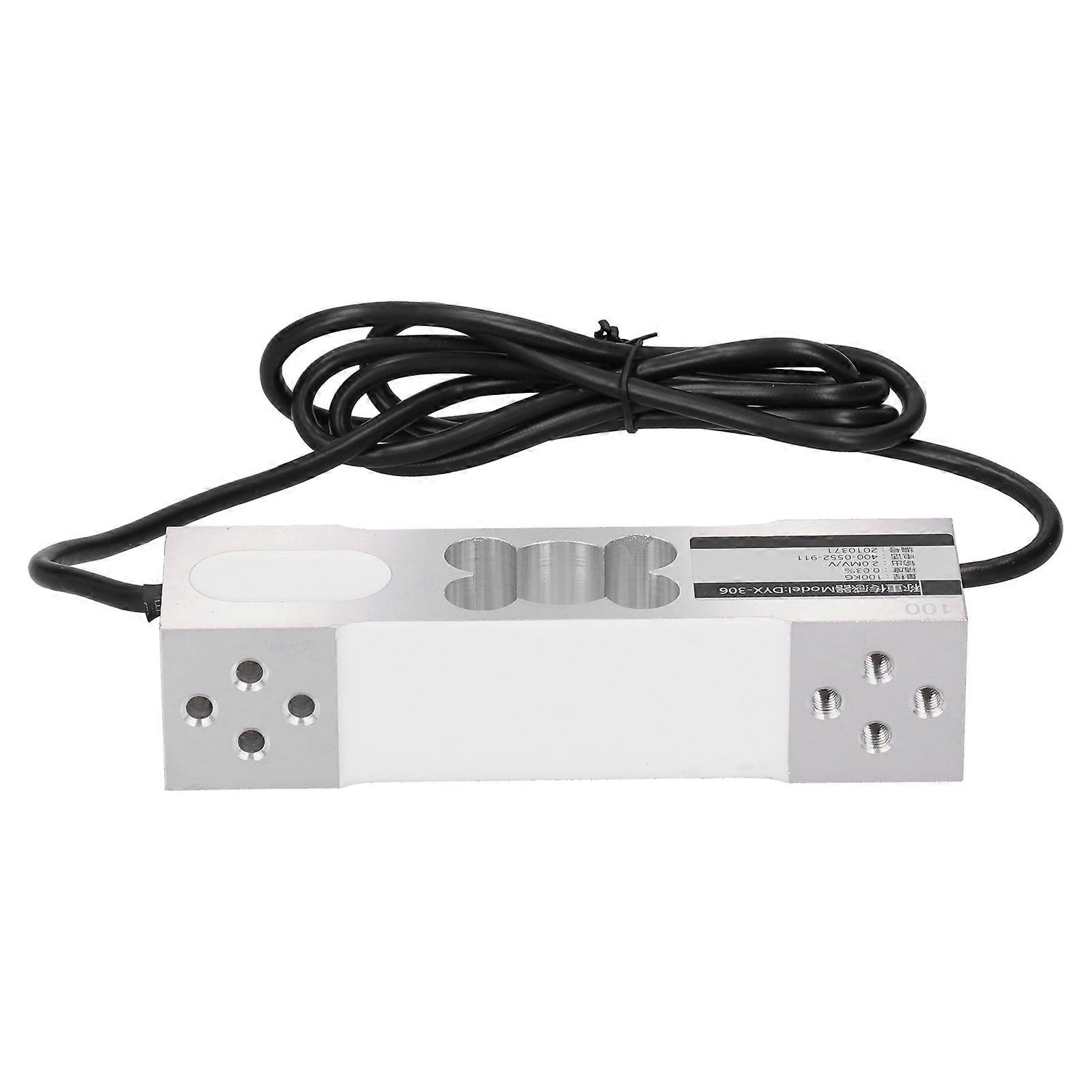 Load Cell Sensor with Cable Measuring Weight Single Point Aluminum Alloy DYX‑306 60‑300kg