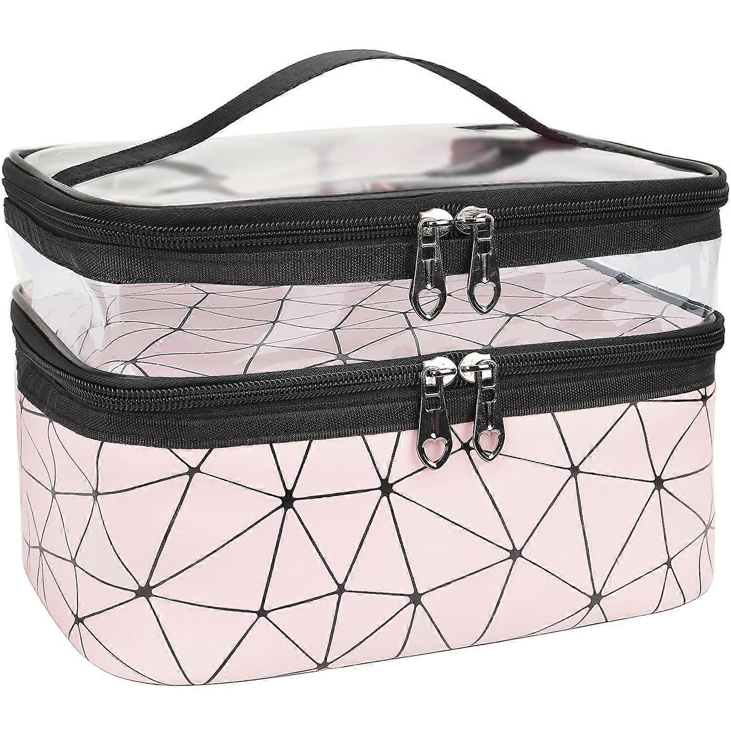 Makeup storage bag (elegant pink)