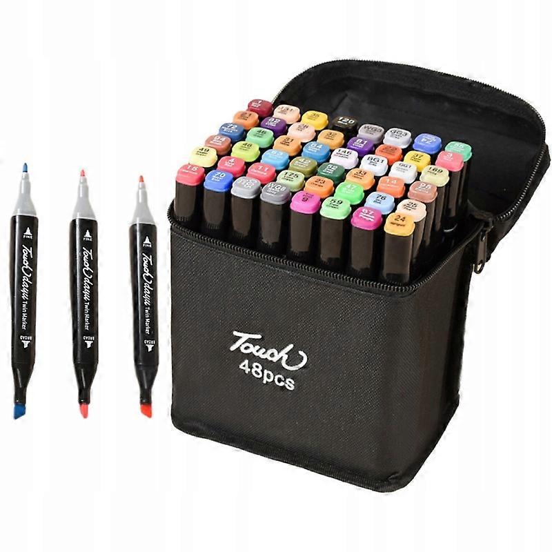 Acrylic Markers Set Of 48 Markers Felt-tip Pens Multi-colored Diy Marker