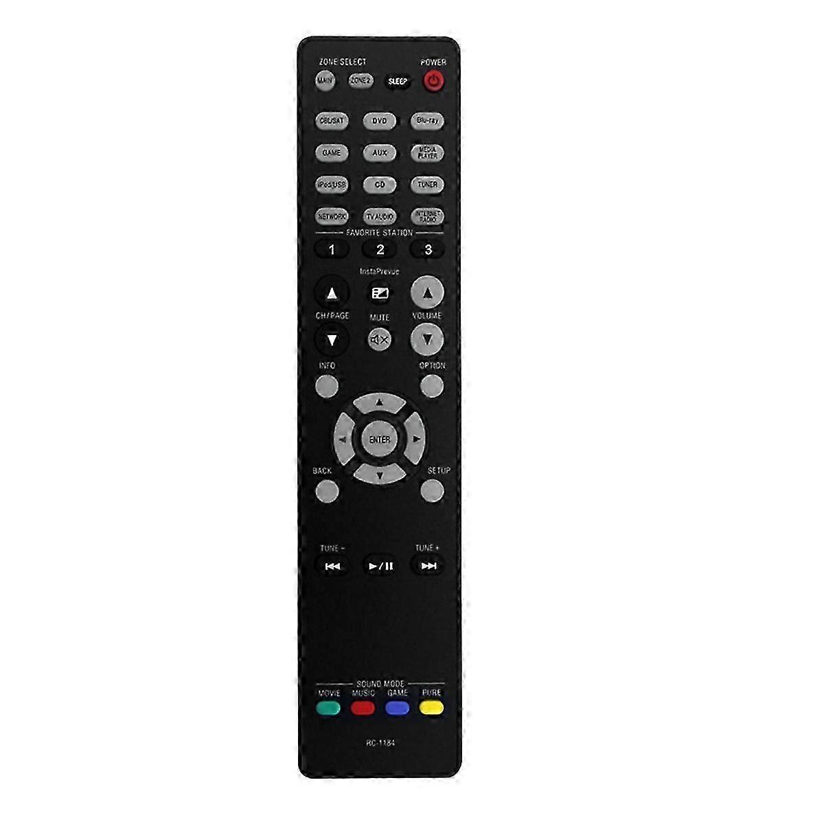 Replace RC-1184 Remote Control for AV Audio Video Receiver AVR-X3000 AVRX3000