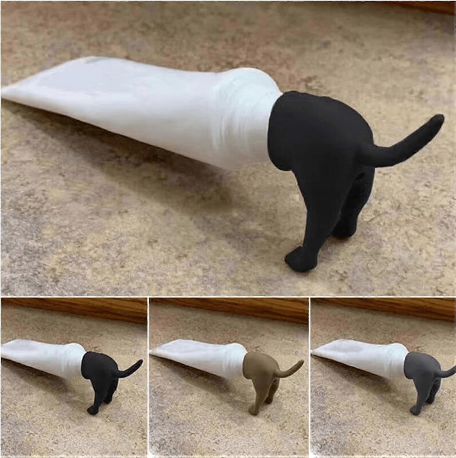 3 Pieces Dog Poop Toothpaste, Funny Quirky Butt Toothpaste Dispenser