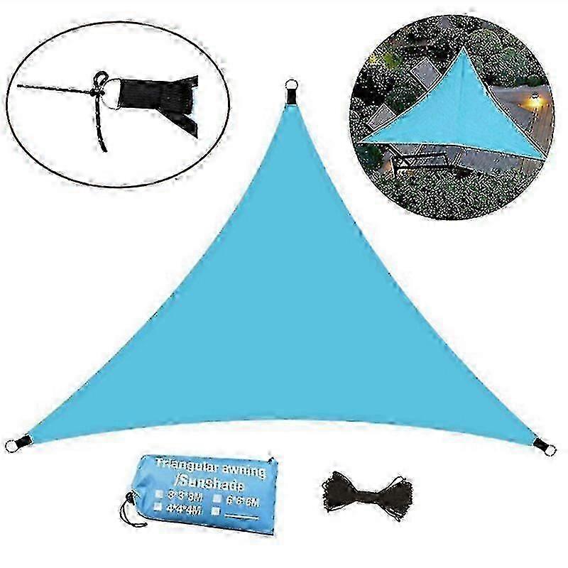 Triangle Sunshade Sail Canopy Patio Waterproof Tent Uv Block Awning for Garden Backyard