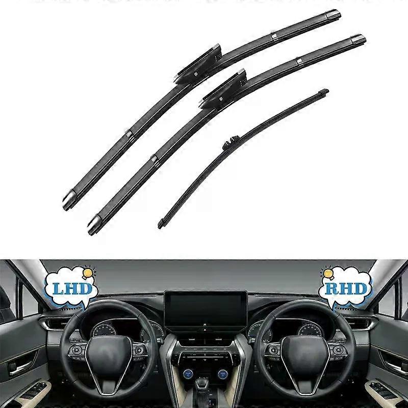 For For Renault Clio IV 4 2012 - 2020 RS Hatchback Estate Front Rear Wiper Blades Windshield Brushes Windscreen Window 26"+14"+10"