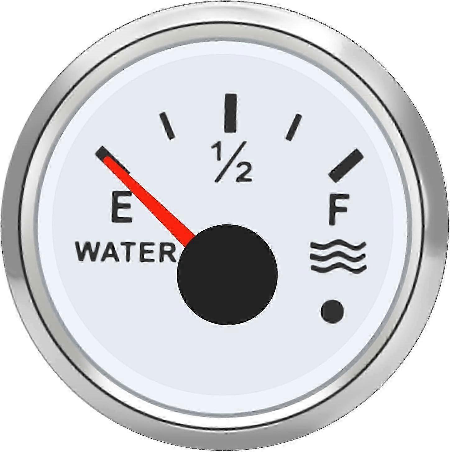 Water Level Indicator, Water Level Meter for 0~190 ohm Water Sensor (White)