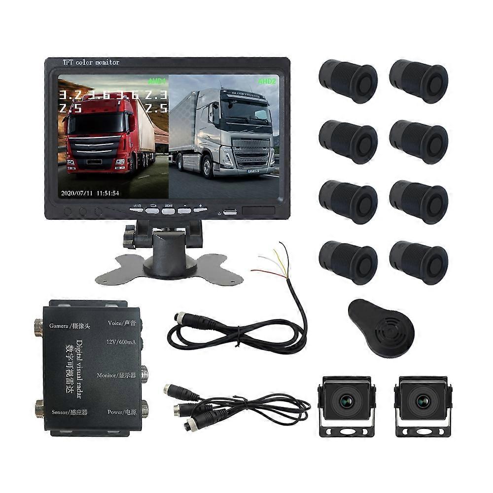 Display bidirezionale da 7 pollici con radar digitale a rilevamento della retromarcia