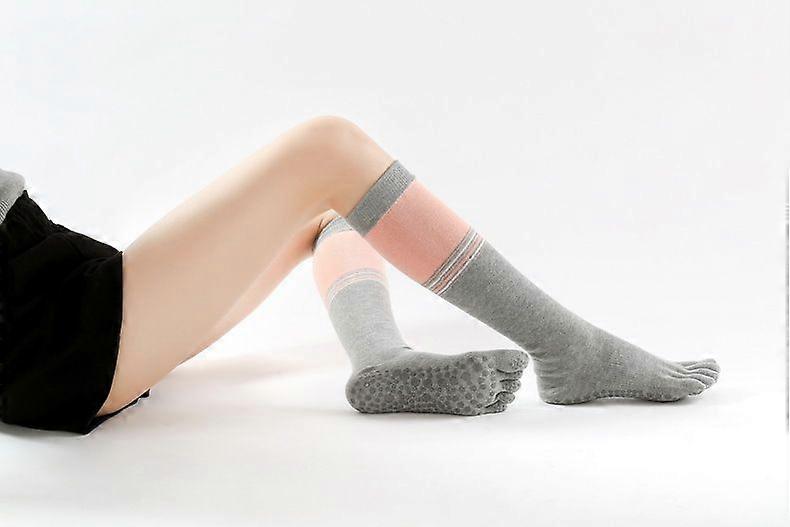 Yoga exercise socks Thin Breathable Dance Pilates Training Long Socks
