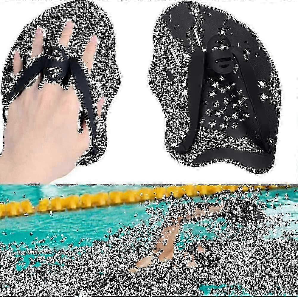 من المجاذيف اليدوية للسباحة ، المجاذيف التدريب على السباحة المهنية ، مجاديف السباحة مع الأشرطة القابلة للتعديل ، ملحقات معدات تمارين المسبح للبالغين 