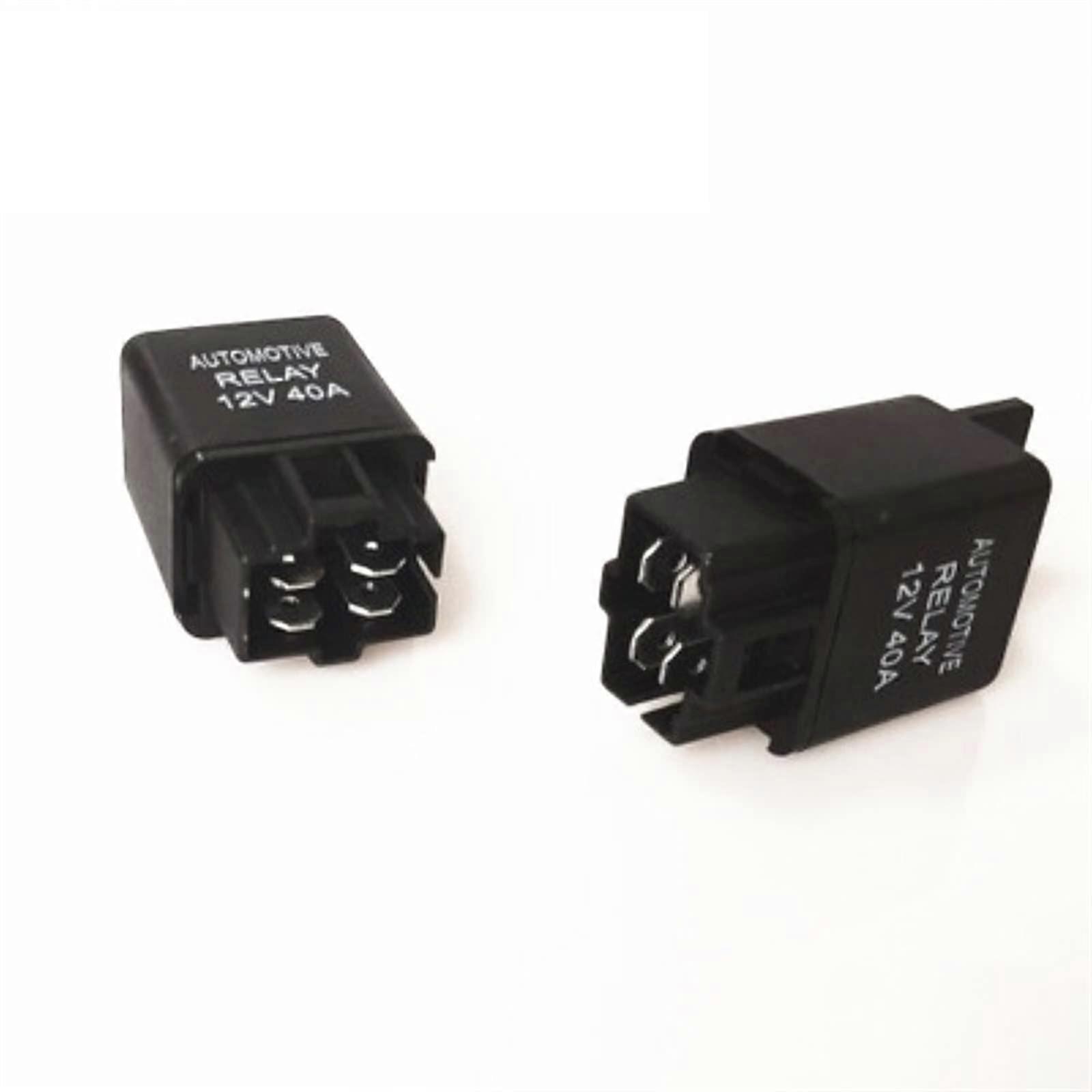 12VDC 24VDC 40A Headlight Relay Plastic Back Conditioning Air Relay for Car Compatibility and Specifications