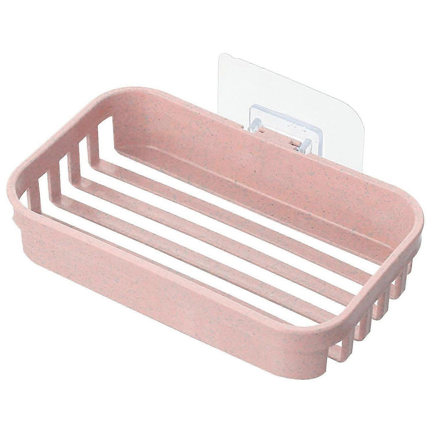Single soap dish Wall-mounted soap dish Pink minimalist design elegant bathroom accessory
