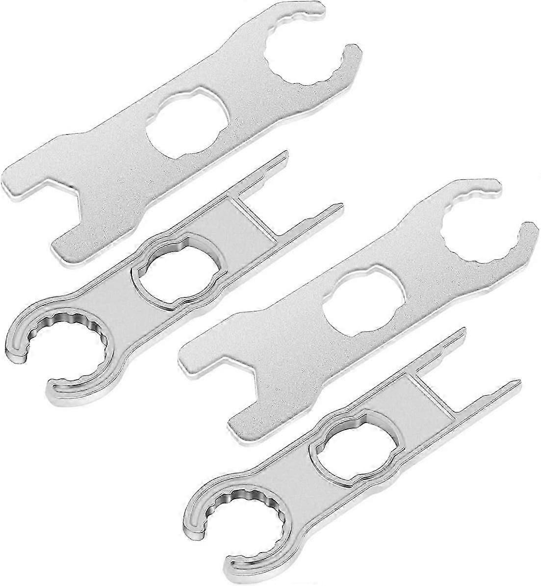 2 Sets Solar Connector Wrench Alloy Portable Solar Connector Spanner Solar Panel Cable and Disassembly Tool for Installation