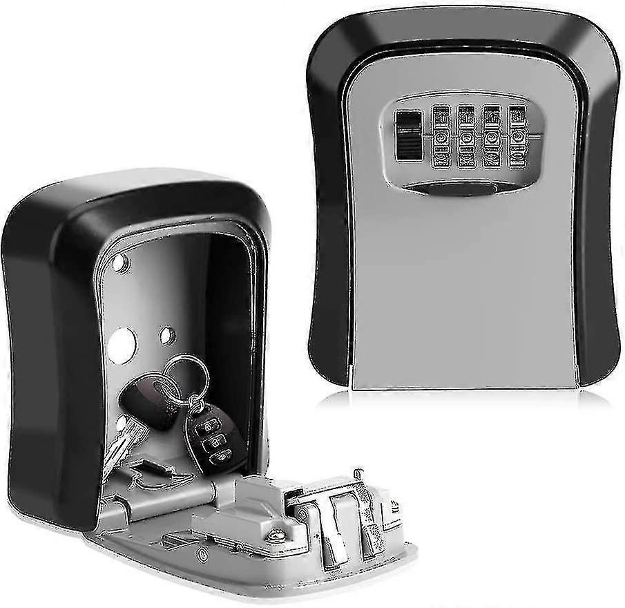 Key Box 4 Digit Combinat Mount Key Safe Stora Box For Sharing Keys Sely Indoor And Outdoor