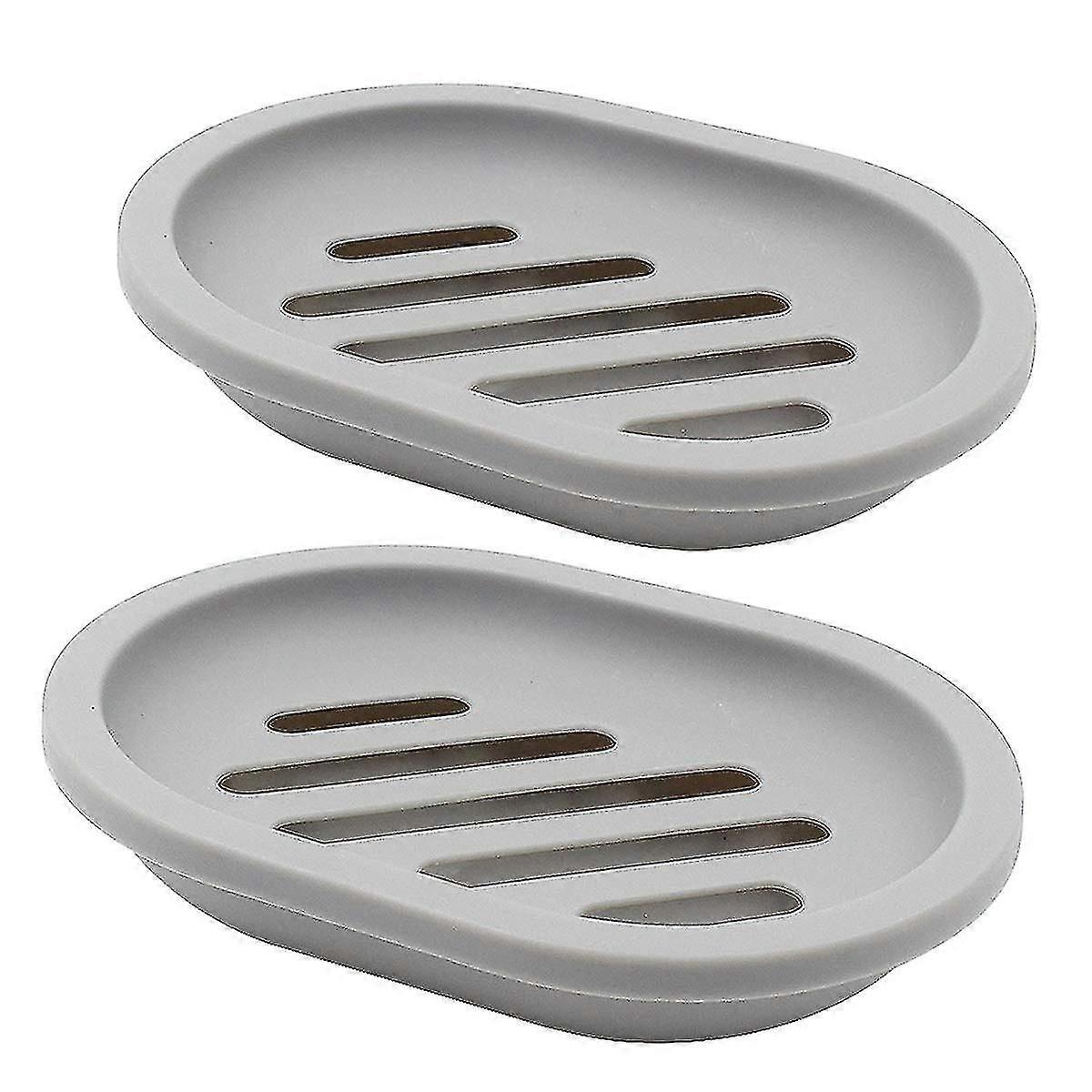 Dispenser With Drain Dish (2 Pieces Grey)