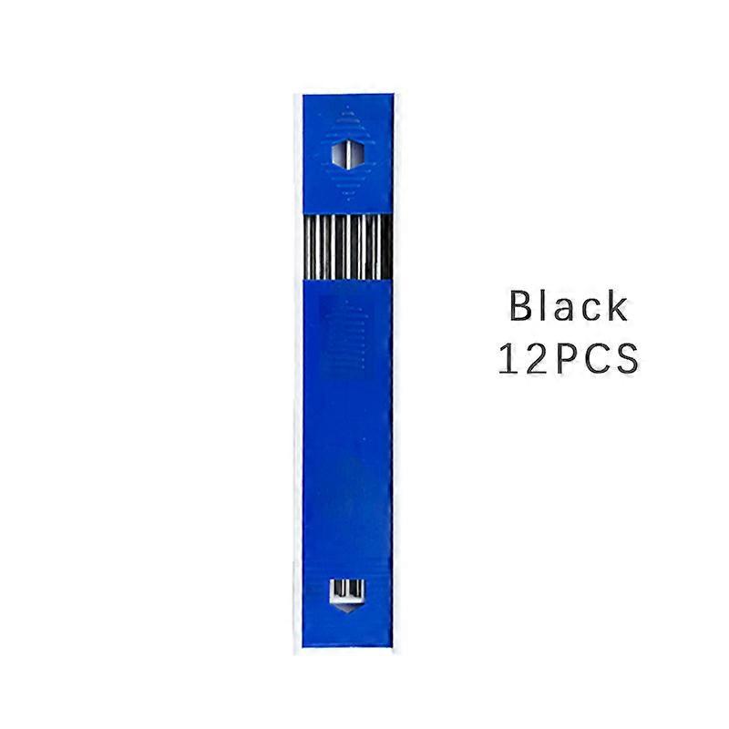 12Pcs 2.0mm Mechanical Pencils Lead Refills 2B Automatic Student Pencils Colored Lead Refills Sketch School Supplies Stationery