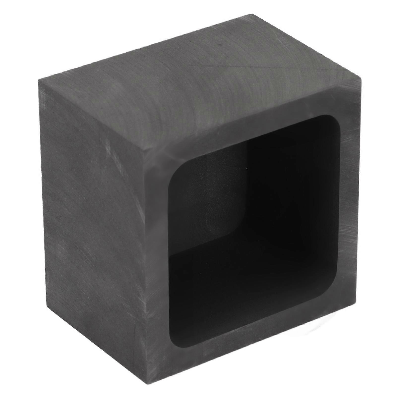45ml Graphite Mold Square 50x50x35mm High Temp Resistant