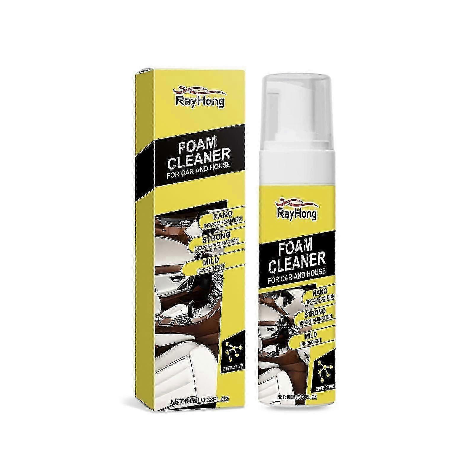 Multi-Functional Foam Car Cleaner, Interior Seat Instrument Panel Cleaning Stain Curing Cleaner