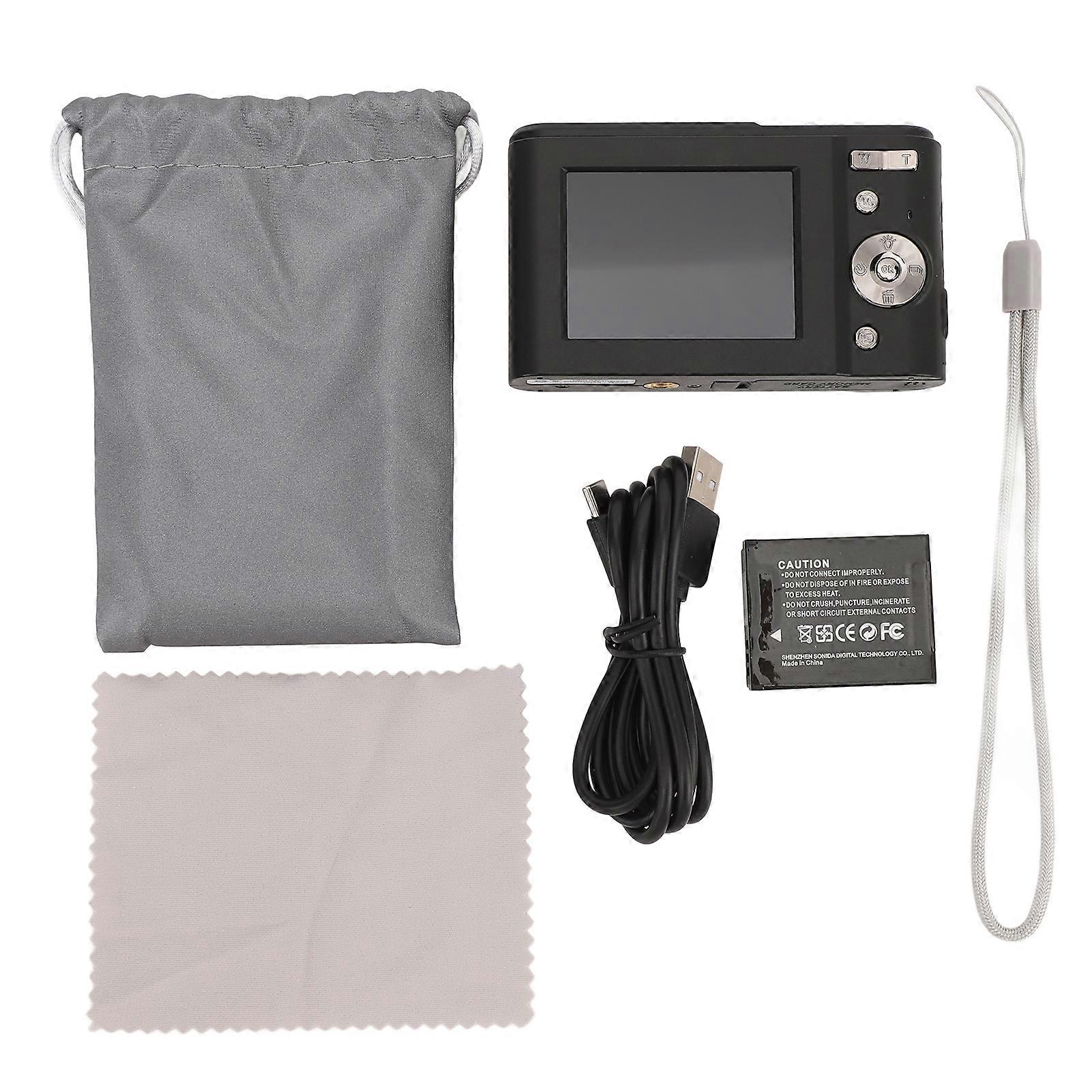 1080P 48MP Pocket Camera: Compact, Portable Digital Camera with Autofocus & 16X Zoom