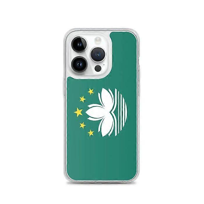 iPhone Case - Macau - Flag - Flexible - Multicolor - Compatible with iPhone 14 Pro