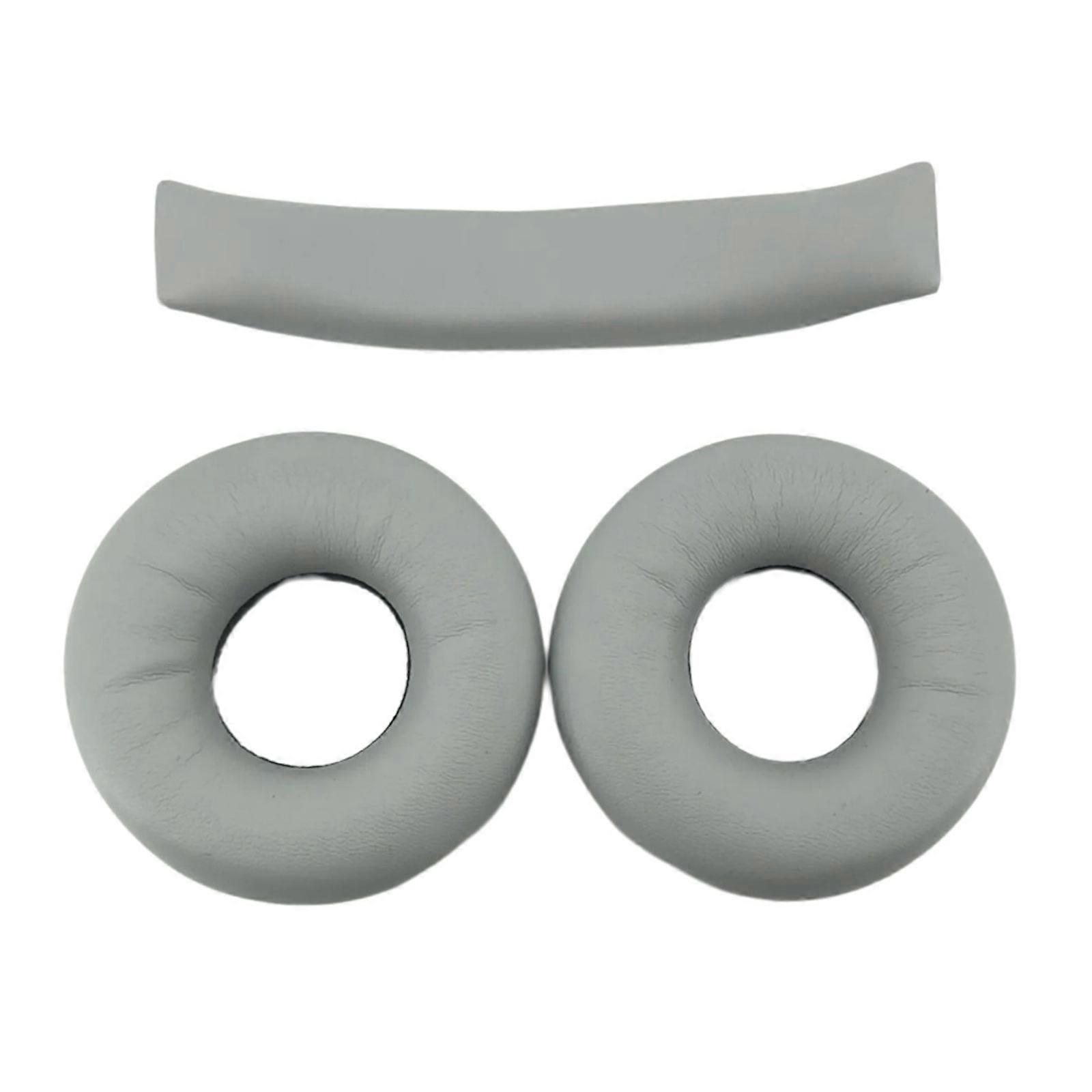 Upgraded Noise Isolating Headphone Cushion Set Easy to Install Foam Earpads for WH-CH500 CH510 ZX330BT Extended Use  Gray