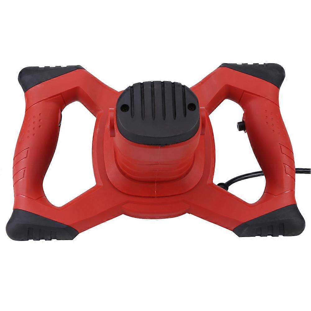1 x Red 1500W 6 Speed Handheld Electric Mixer for Mixing Mortar, Paint, Cement and Grout