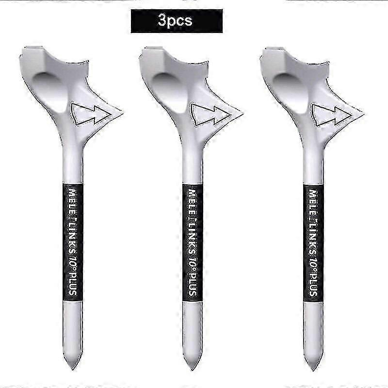 Durable 10 Degree Tilt Golf Tees Zero Drag Reduced Rotation for Practice
