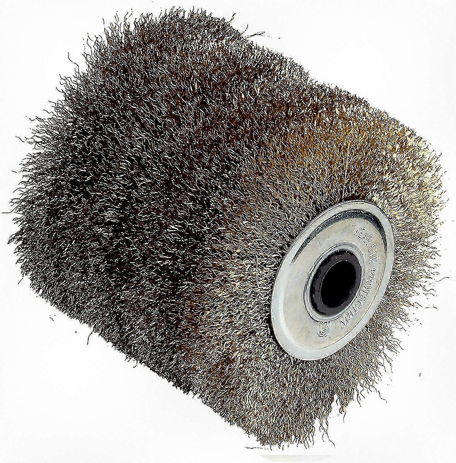 Wire Brush with 0.3mm Brass Bristles and Plastic Hub, Compatible with Certain Automotive Brands