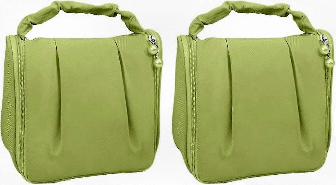 Waterproof Travel Toiletry Bag Set of 2, Large Cosmetic Storage Pouches with Handle, Suitable for Various Brands, Ideal for Travel