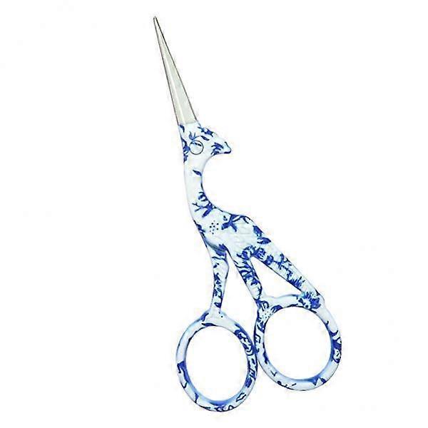 2x Stork-formet syskreddersøm for sybroderi