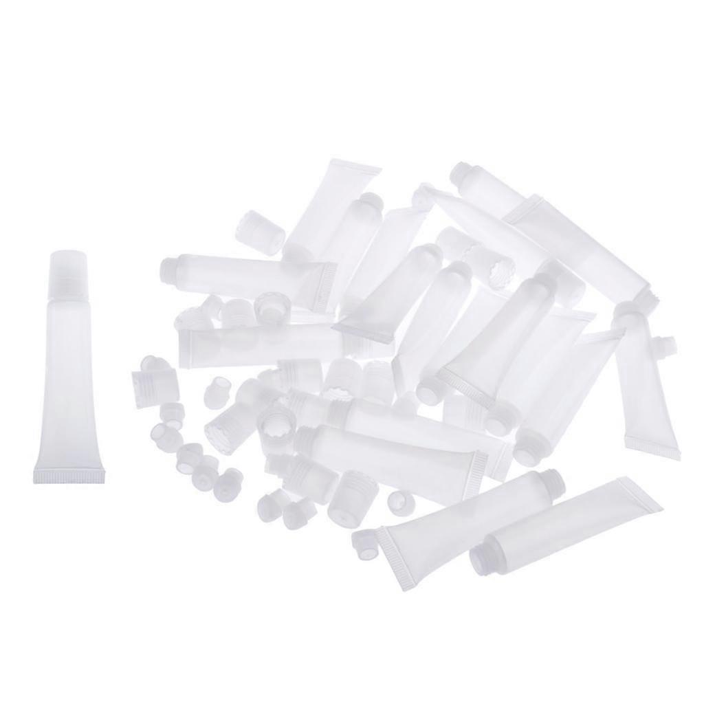 20pcs 8g Empty Lip Gloss DIY Squeeze Tubes Lip Stain Tint Containers Bottles