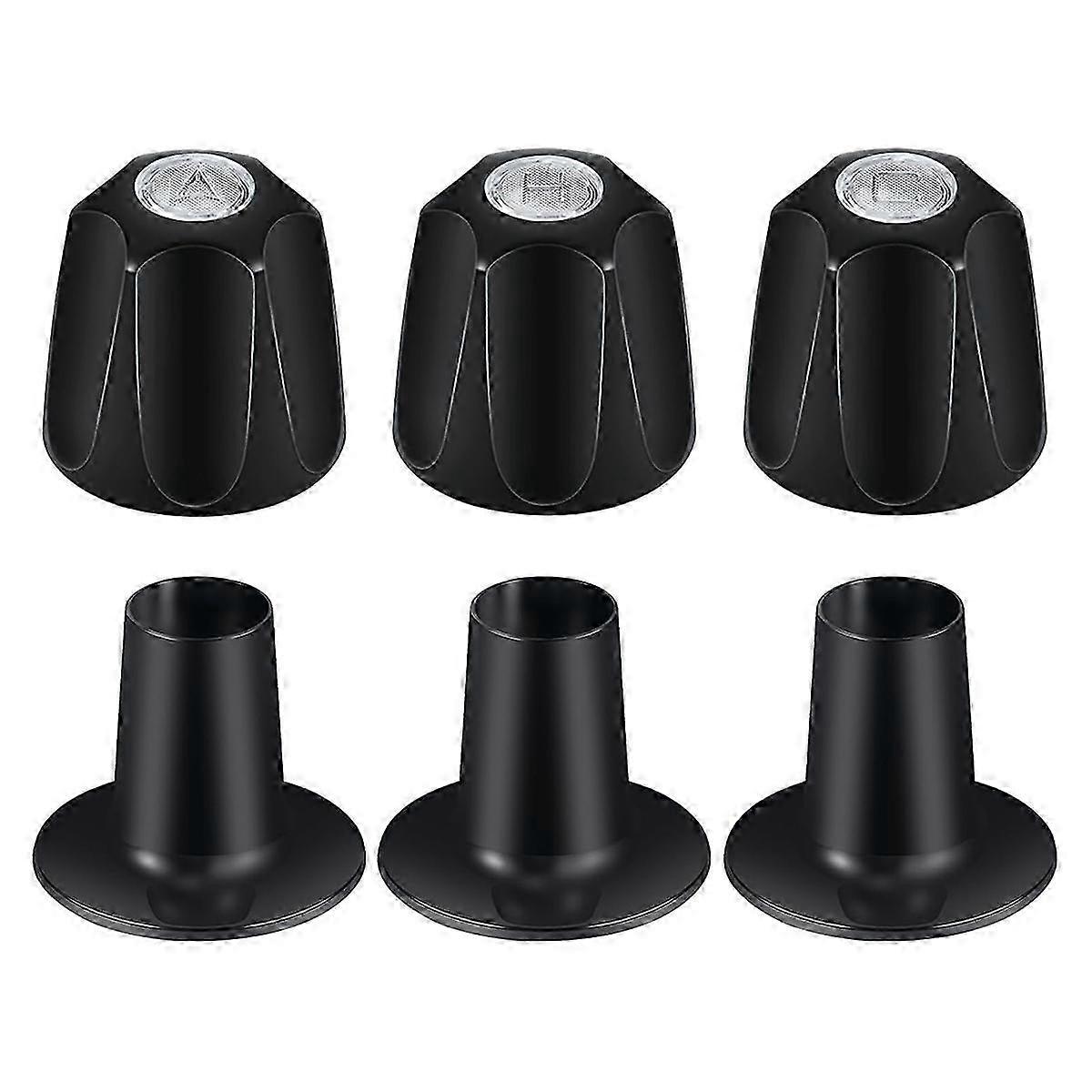 Black Shower Knob 3 Piece Replacement, for Price/