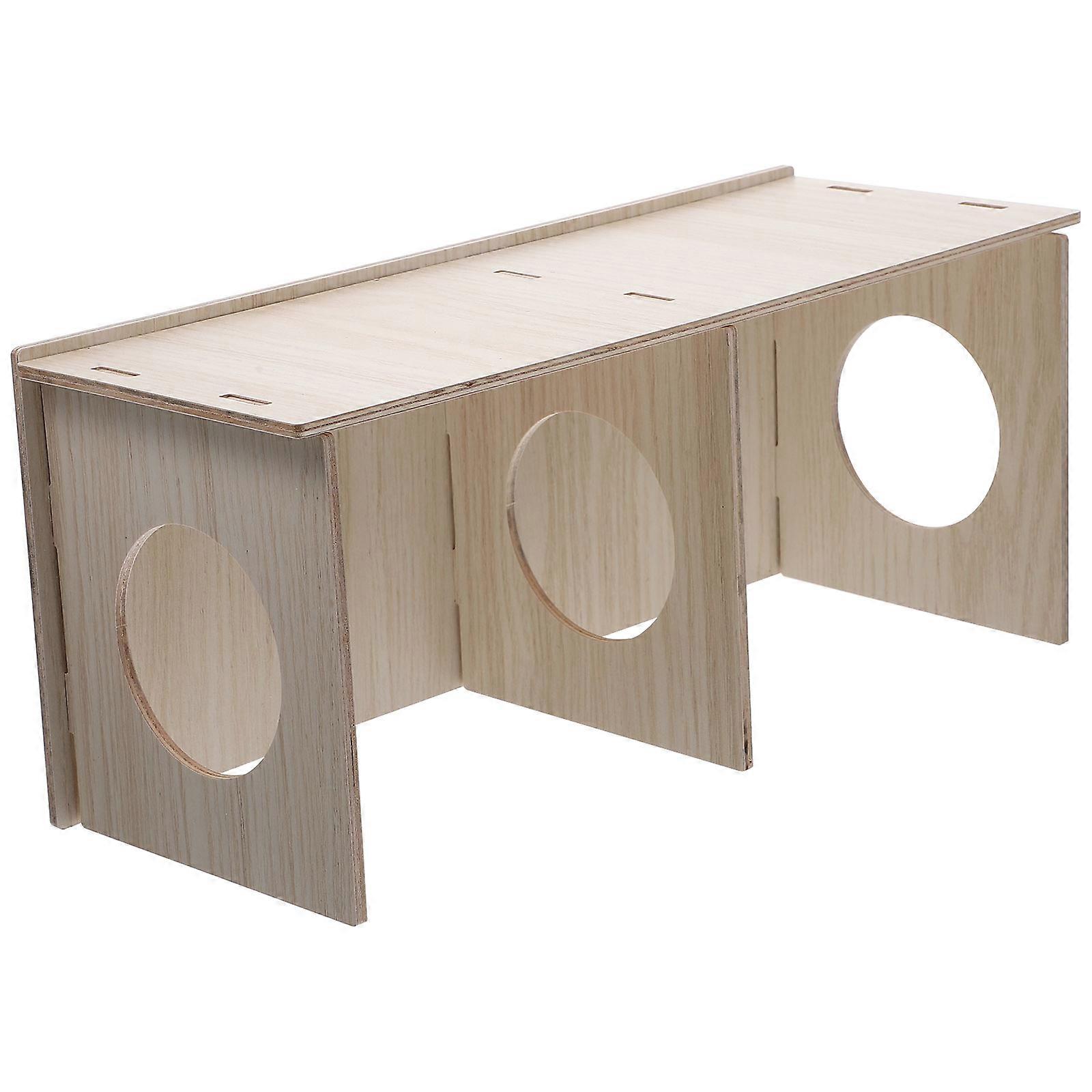Mini Retreat, Compact Wooden Shelter for Hamsters, Balances Fun and Rest