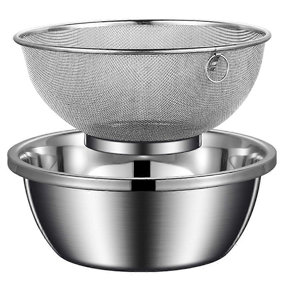 Kitchen Colander with Bowl, Compact and Simple Solution for Food Straining
