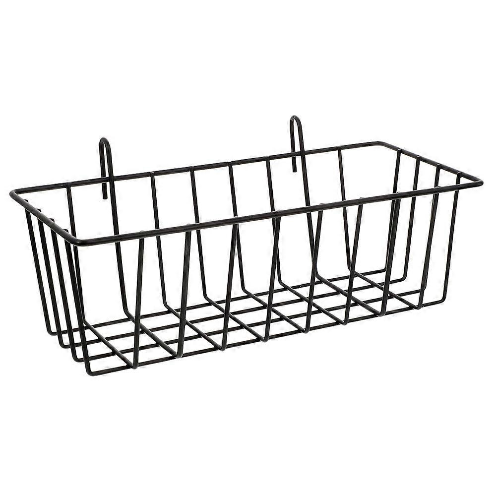 Hanging Storage Basket Wire Container Bathroom Kitchen Rust Resistant Toiletries Organization