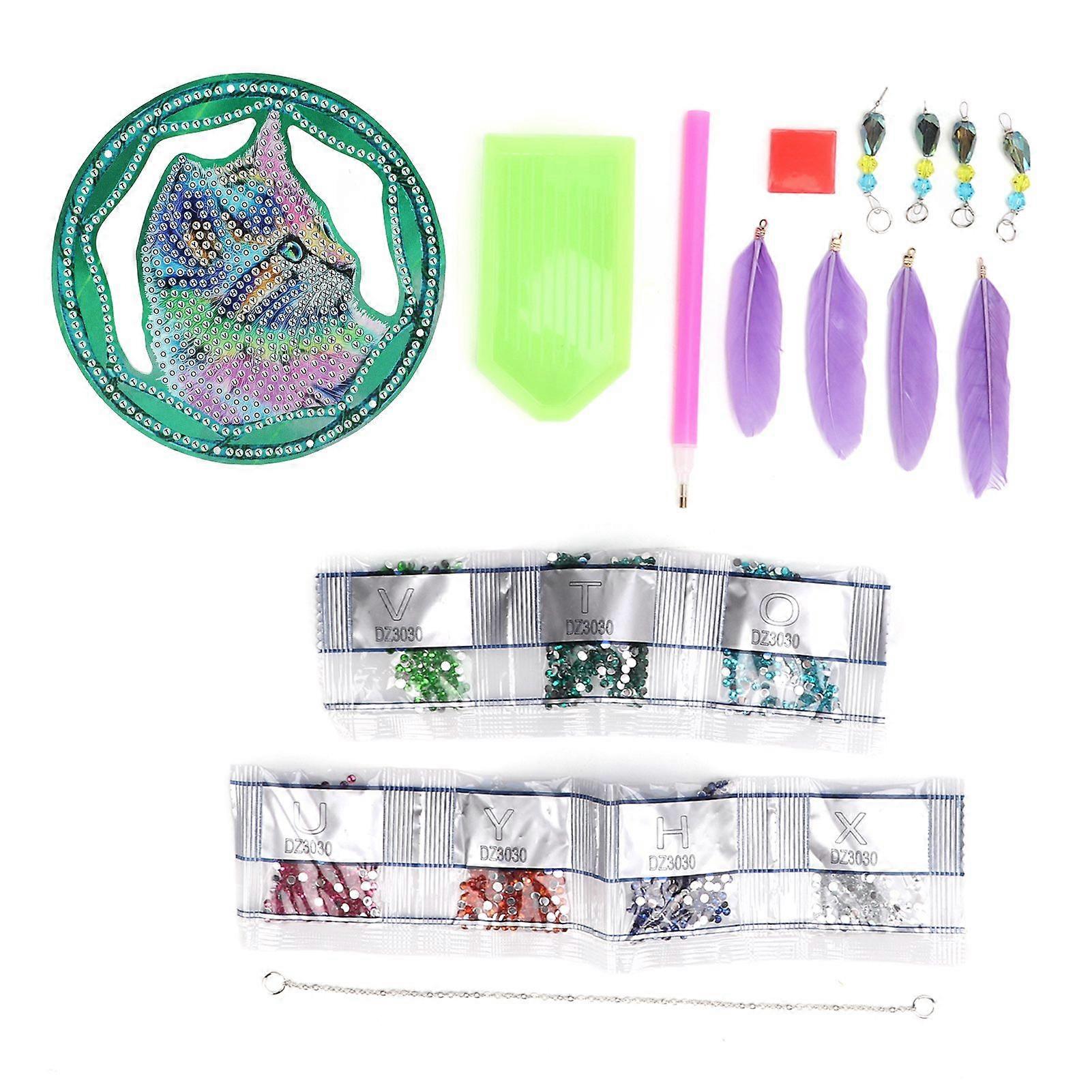 2025 Latest Model  Dreamcatcher Pendants Simple Operation Cute Cat Appearance