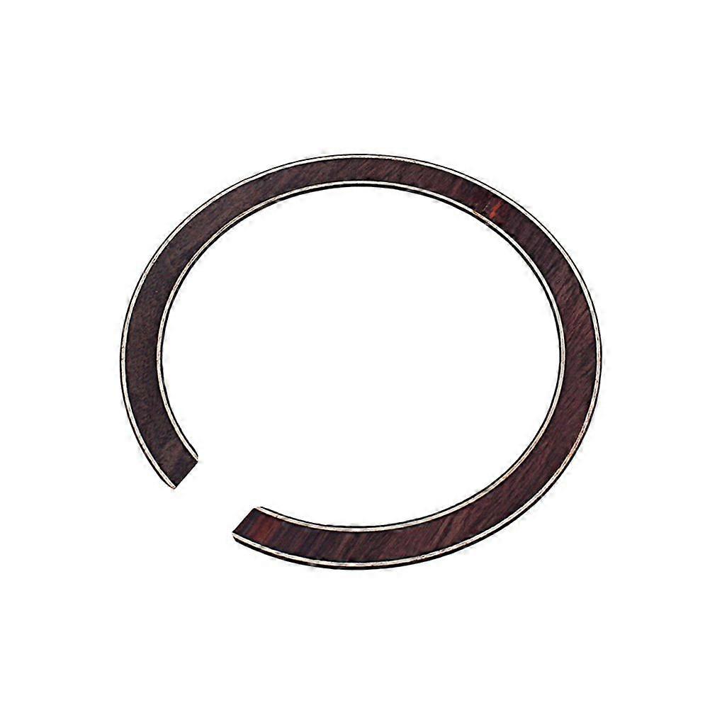 GXB11 Legno Chitarra Rosetta Strisce Curve Chitarra Sound Hole Intarsio Chitarra Decalcomanie 109mm