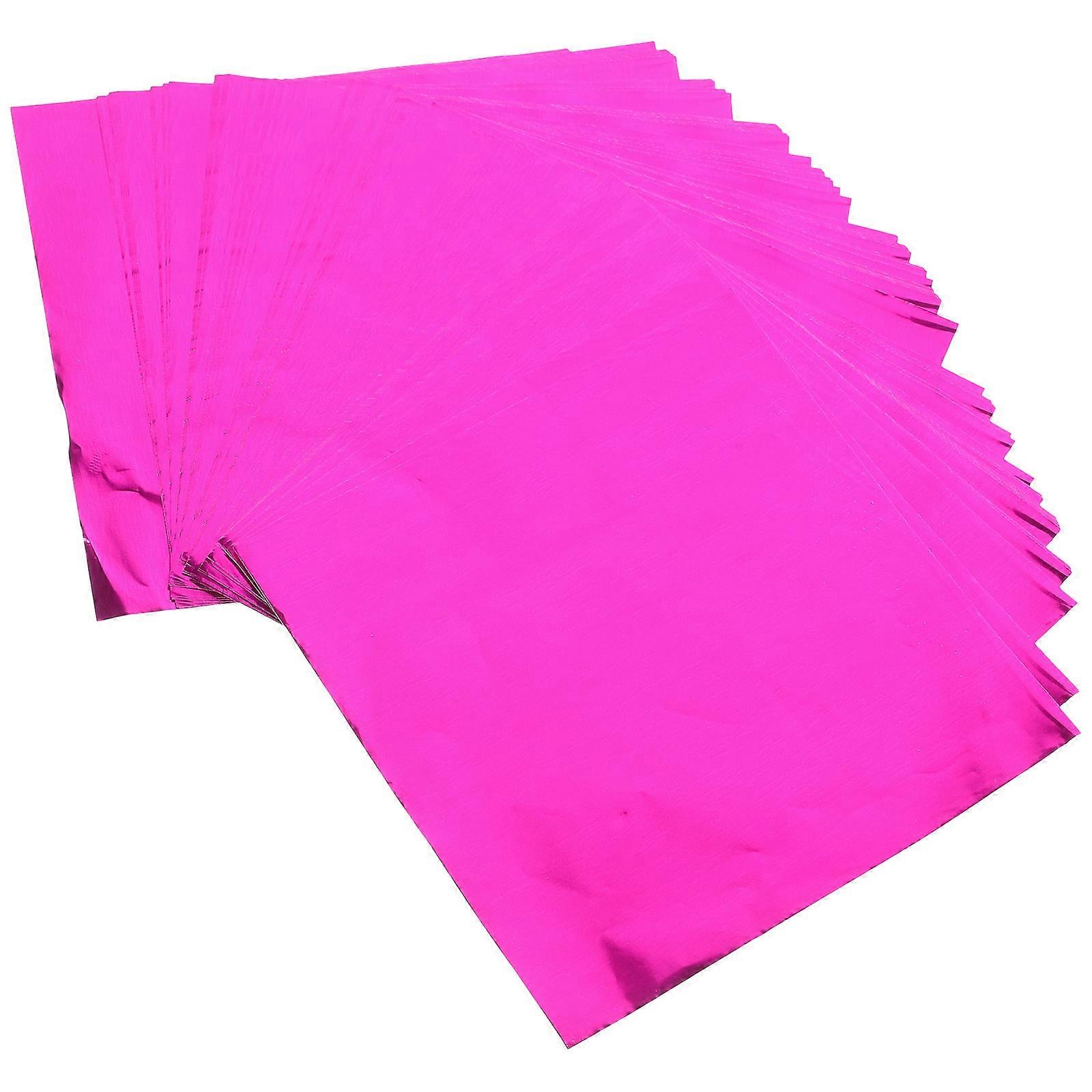 Colored Foil Sheets for Food Preservation of Freshness present Packaging Rosy Color 200Pcs