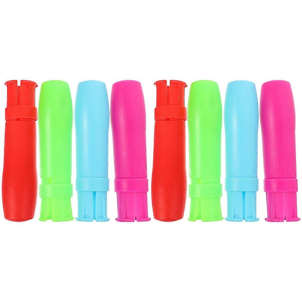 Adjustable Chalk Extension Holder Clip Set 8pcs Reusable Dust Free Chalk Clamp for Teachers, Students & Classrooms Lightweight & Sturdy Design